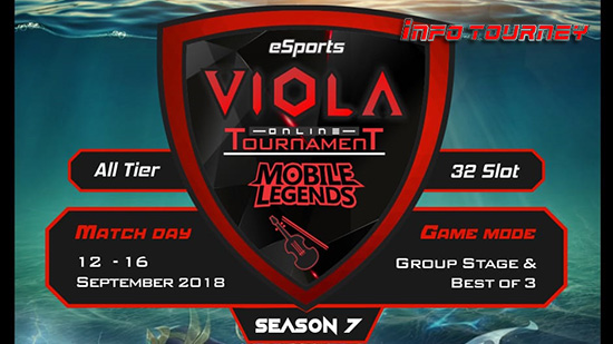 turnamen mobile legends viola esports season 7 september 2018 logo