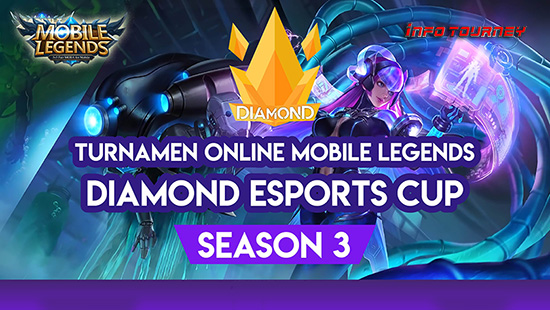 turnamen ml mole mobile legends agustus 2019 diamond esports cup season 3 logo