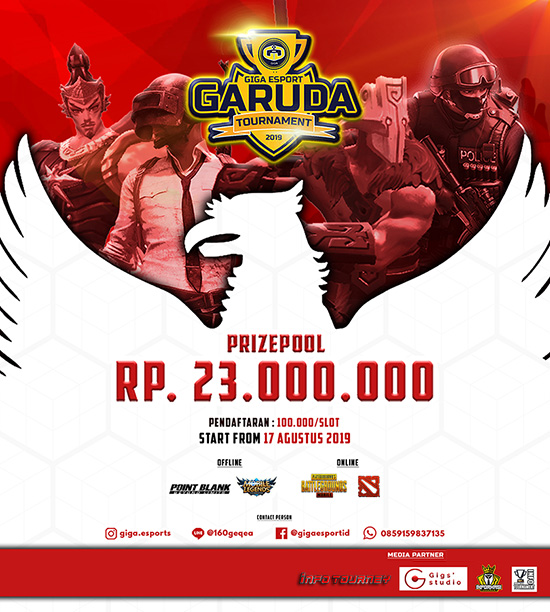 turnamen ml mole mobile legends agustus 2019 giga esports garuda poster