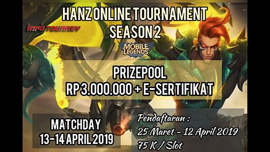 turnamen ml mole mobile legends hanz online tournament s2 april 2019 logo