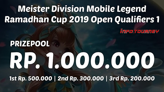 turnamen ml mole mobile legends meister division ramadhan cup 2019 open qualifiers 1 mei 2019 logo