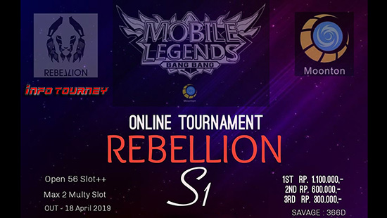 turnamen ml mole mobile legends rebellion season 1 april 2019 logo