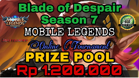 turnamen ml mole mobile legends desember 2019 blade of despair season 7 logo