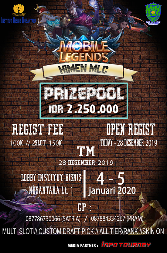 turnamen ml mole mobile legends januari 2020 himen wave 3 poster