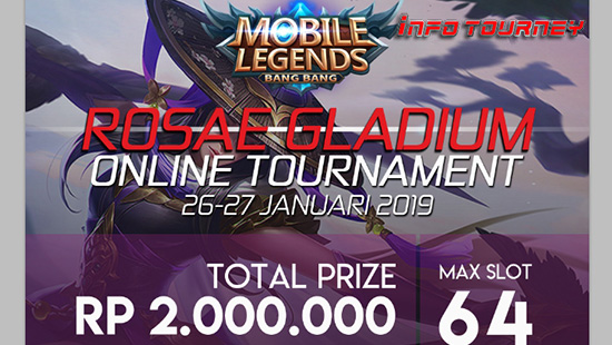 turnamen ml mole mobile legends rosae gladium januari 2019 logo