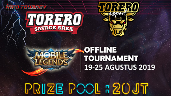 turnamen ml mole mobile legends agustus 2019 torero savage area logo