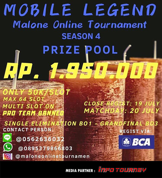 turnamen ml mole mobile legends juli 2019 malone season 4 poster