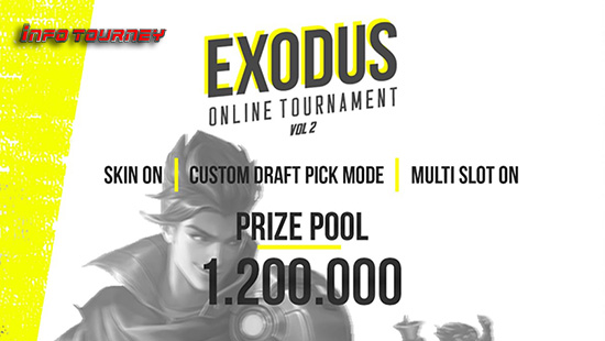 turnamen ml mole mobile legends juli 2019 exodus esport season 2 logo