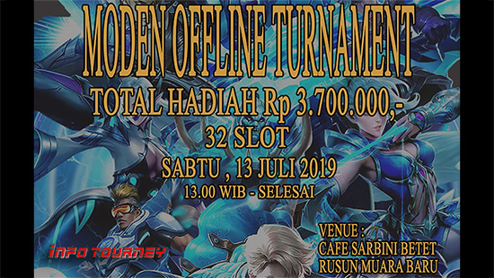 turnamen ml mole mobile legends juli 2019 moden offline tournament logo
