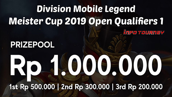 turnamen ml mole mobile legends juni 2019 meister division cup 2019 open qualifiers 1 logo
