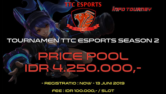 turnamen ml mole mobile legends juni 2019 ttc esports season 2 logo