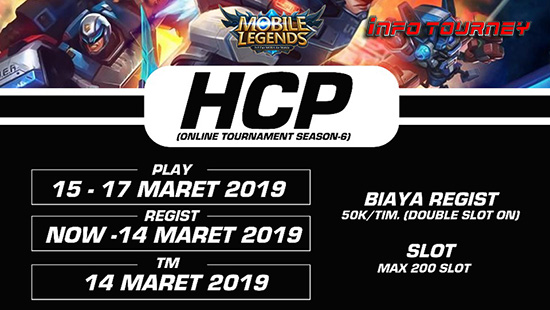 turnamen ml mole mobile legends hcp season 6 maret 2019 logo