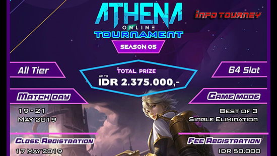 turnamen ml mole mobile legends athena season 5 mei 2019 logo