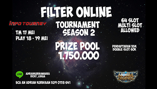 turnamen ml mole mobile legends filter tournament season 2 mei 2019 logo
