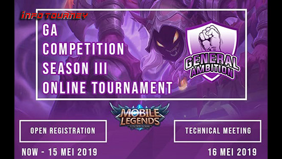 turnamen ml mole mobile legends general ambition competition season 3 mei 2019 logo