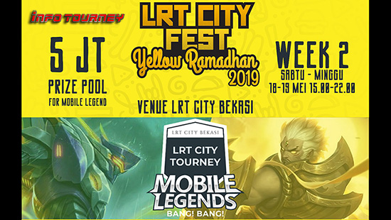 turnamen ml mole mobile legends lrt city bekasi mei 2019 logo