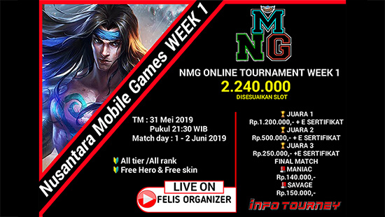 turnamen ml mole mobile legends ngm week 1 mei 2019 logo