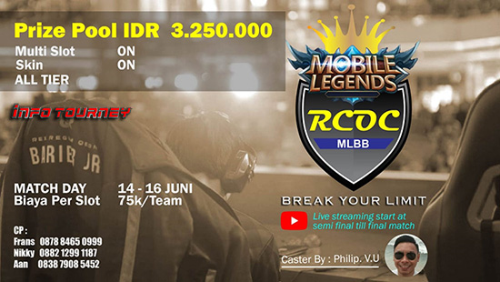turnamen ml mole mobile legends region cup online championship juni 2019 logo