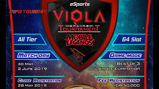 turnamen ml mole mobile legends viola esports season 17 mei 2019 logo