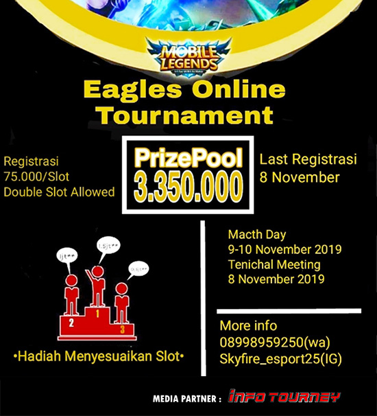 turnamen ml mole mobile legends november 2019 eagles season 1 poster