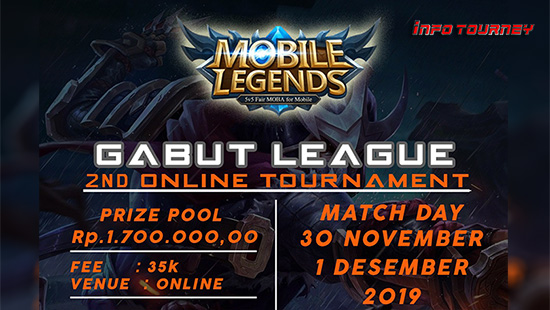 turnamen ml mole mobile legends november 2019 gabut league season 2 1 logo
