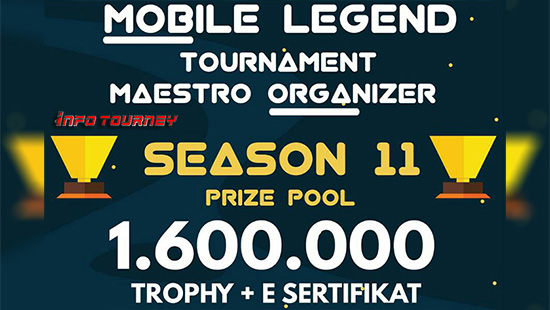 turnamen ml mole mobile legends november 2019 maestro organizer season 11 logo