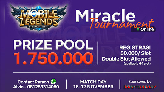 turnamen ml mole mobile legends november 2019 miracle season 1 logo