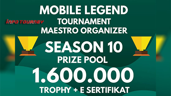 turnamen ml mole mobile legends november 2019 maestro organizer season 10 logo