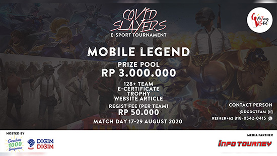 turnamen ml mlbb mole mobile legends agustus 2020 covid slayers logo