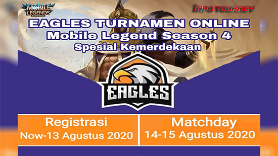 turnamen ml mlbb mole mobile legends agustus 2020 eagles season 4 logo