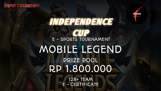 turnamen ml mlbb mole mobile legends agustus 2020 independence cup sivana logo