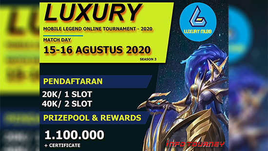 turnamen ml mlbb mole mobile legends agustus 2020 luxury season 3 logo