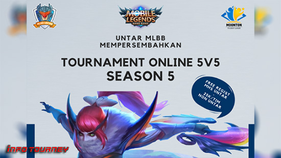 turnamen ml mlbb mole mobile legends agustus 2020 untar mlbb season 5 logo