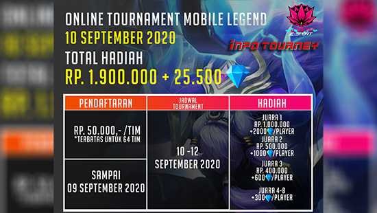 turnamen ml mlbb mole mobile legends september 2020 corp esport season 11 logo