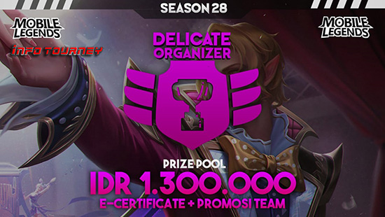 turnamen ml mlbb mole mobile legends september 2020 delicate season 28 logo