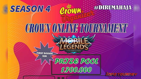 turnamen ml mlbb mole mobile legends april 2020 crown organizer season 4 logo