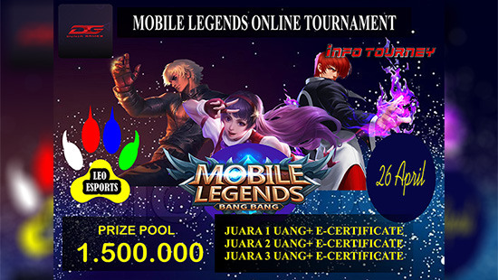 turnamen ml mlbb mole mobile legends april 2020 leo esports season 1 logo