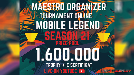 turnamen ml mlbb mole mobile legends april 2020 maestro organizer season 21 logo