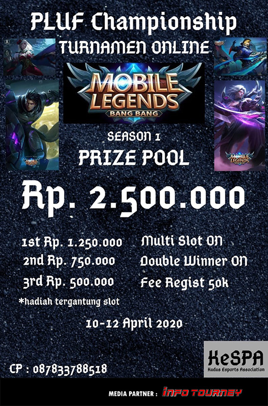 turnamen ml mlbb mole mobile legends april 2020 pluf championship season 1 poster