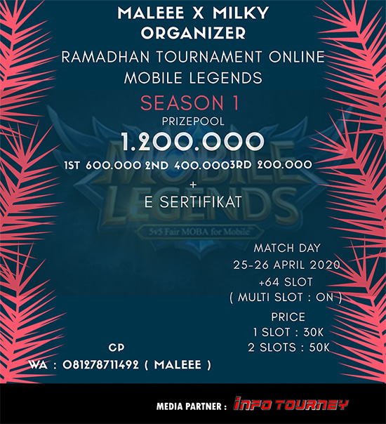 turnamen ml mlbb mole mobile legends april 2020 ramadhan cup season 1 poster 1