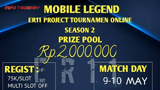 turnamen ml mlbb mole mobile legends mei 2020 er11 project season 2 logo