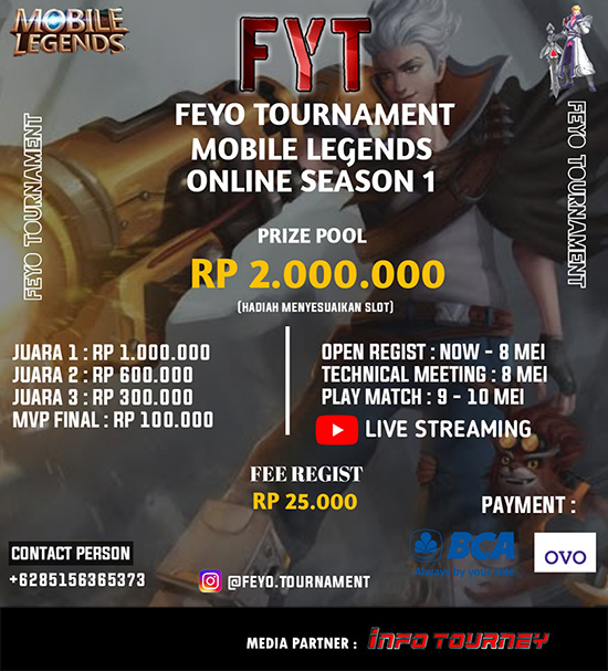 turnamen ml mlbb mole mobile legends mei 2020 fyt season 1 poster