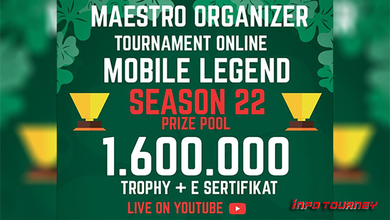 turnamen ml mlbb mole mobile legends mei 2020 maestro organizer season 22 logo