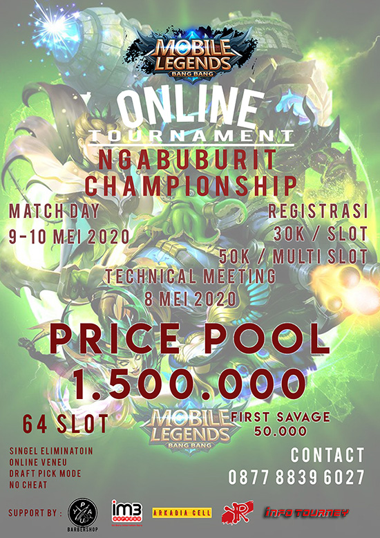turnamen ml mlbb mole mobile legends mei 2020 ngabuburit championship season 1 poster