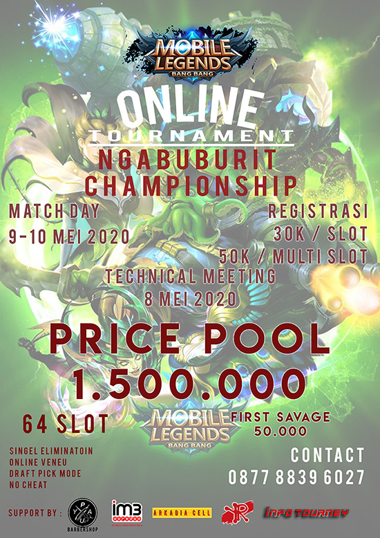 turnamen ml mlbb mole mobile legends mei 2020 ngabuburit championship season 1 poster