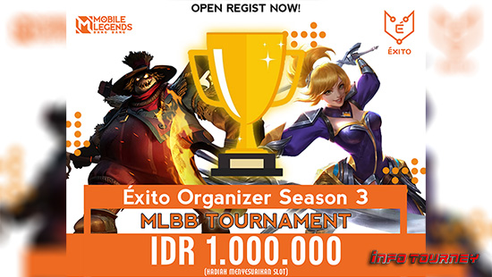 turnamen ml mlbb mole mobile legends desember 2020 exito organizer season 3 logo