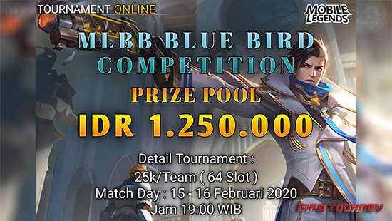 turnamen ml mlbb mole mobile legends februari 2020 blue bird competition logo