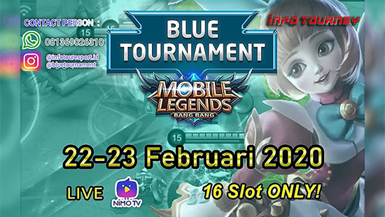 turnamen ml mlbb mole mobile legends februari 2020 blue season 1 logo