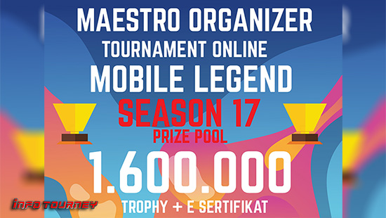 turnamen ml mlbb mole mobile legends februari 2020 maestro organizer season 17 logo