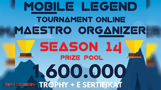 turnamen ml mlbb mole mobile legends januari 2020 maestro organizer season 14 logo